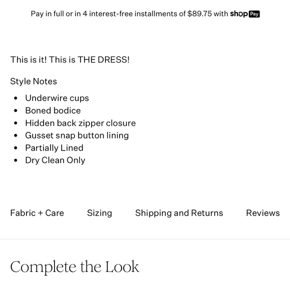 NWT!! For Love and Lemons Gown - Picture 3 of 3